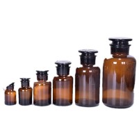 medical reagent bottle  alcohol bottle  glass bottle