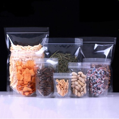 Stand-up Pouch Transparent Plastic self Sealed Bag standing pouch food packaging